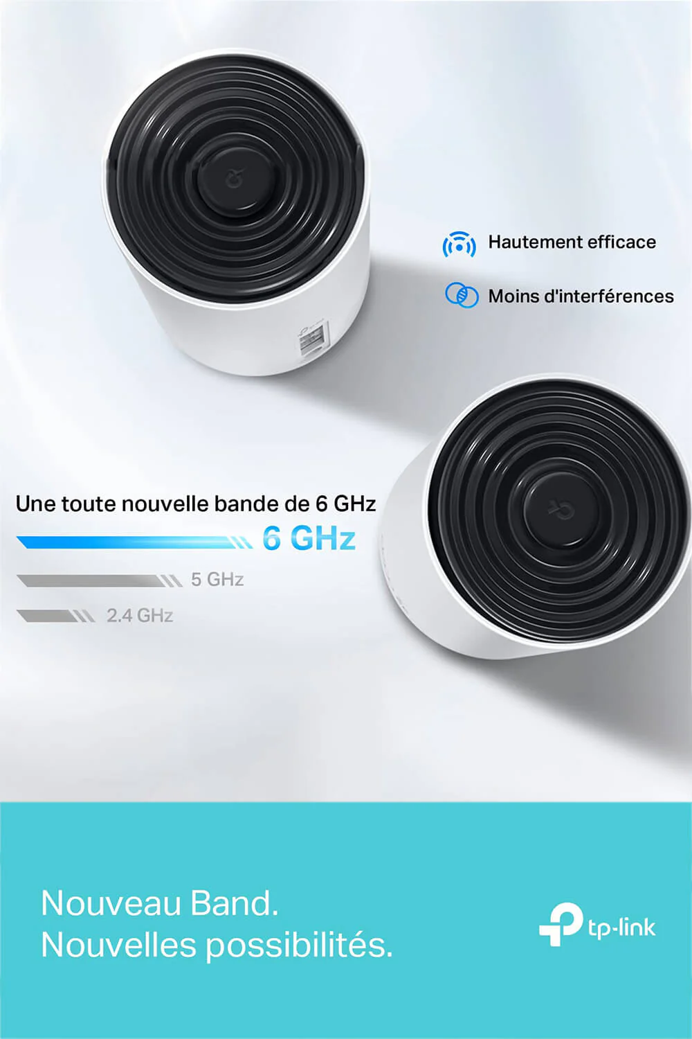 Routeur WiFi 6E Mesh 5400 Mbps Tri-Bande AXE5400 - Deco XE75 - Image 4