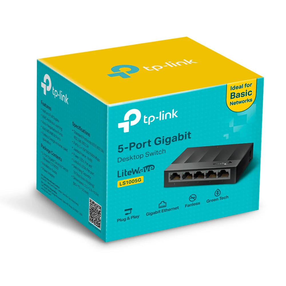 Switch Ethernet 5 Ports 10/100/1000 Mbps - TP-Link LS1005G - Image 5