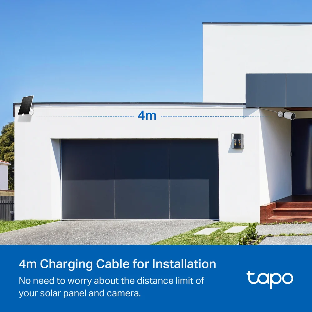 Panneau Solaire pour Caméra de Surveillance Tapo sur Batterie - Tapo A200 - Image 4