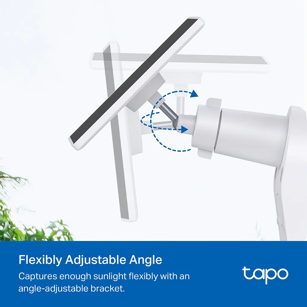 Panneau Solaire avec Support Caméra de Surveillance Tapo sur Batterie - Tapo A201 - Image 5
