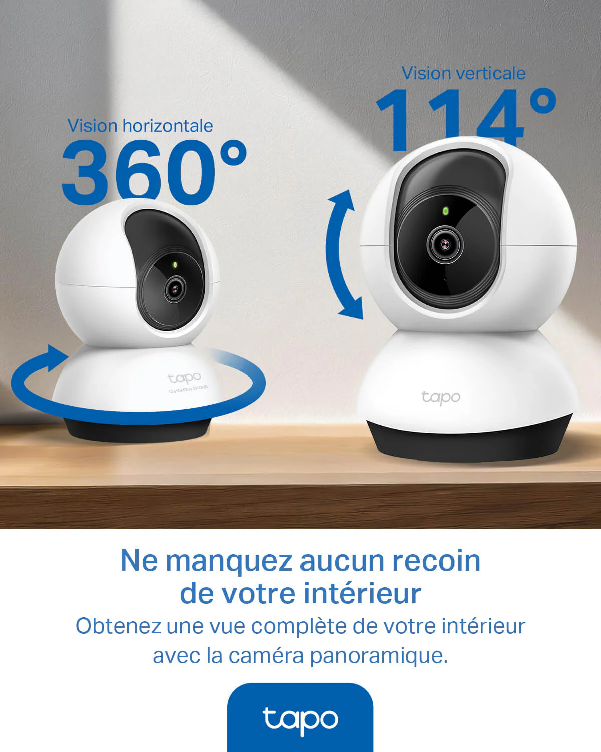 Caméra de Surveillance Intérieure Panoramique 2K QHD - Tapo C220 - Image 7