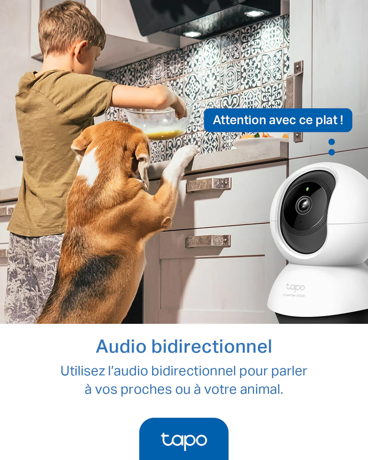 Caméra de Surveillance Intérieure Panoramique 2K QHD - Tapo C220 - Image 8