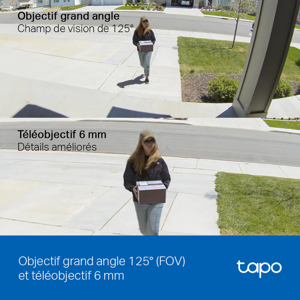 Caméra de Surveillance WiFi Extérieure 2K Imperméable IP65 - Tapo C246D - Image 3