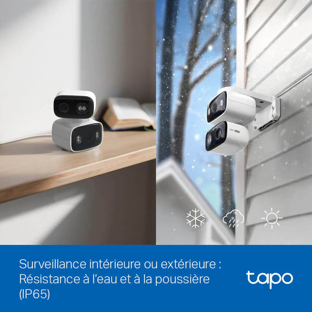 Caméra de Surveillance WiFi Extérieure 2K Imperméable IP65 - Tapo C246D - Image 5