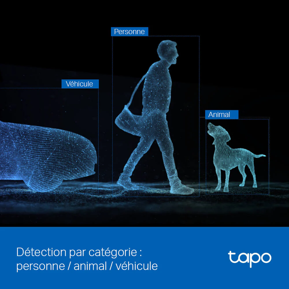 Caméra de Surveillance WiFi Extérieure 2K Imperméable IP65 - Tapo C246D - Image 6