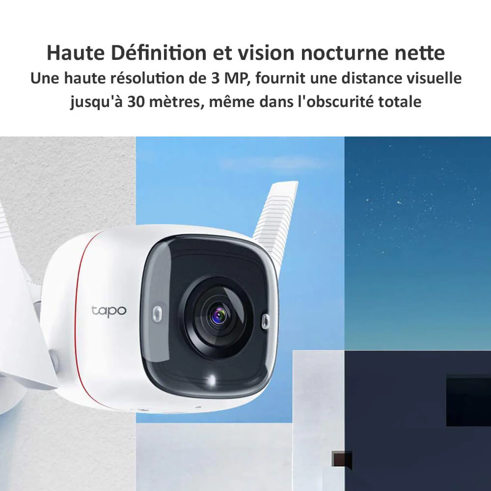 Caméra de Surveillance Extérieure 3MP - Tapo C310 - Image 3