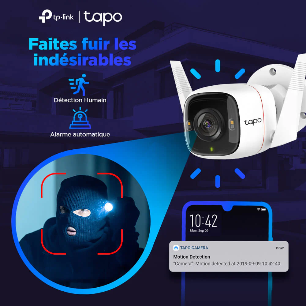 Caméra de Surveillance Extérieure 3MP - Tapo C310 - Image 4