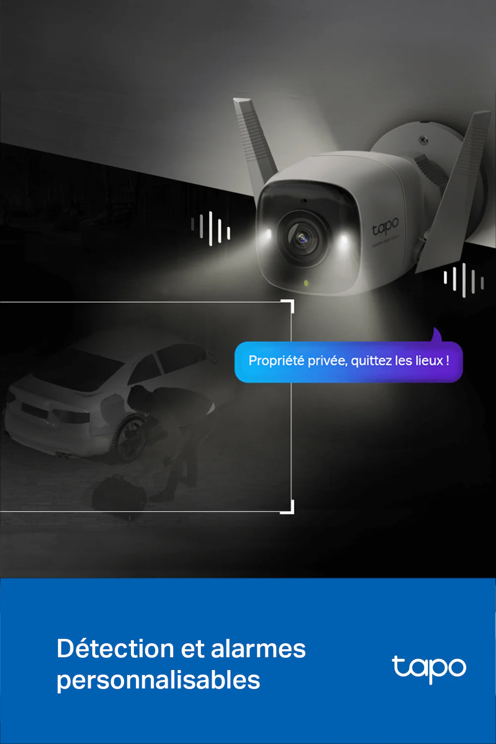 Caméra de Surveillance Extérieure 2K QHD Imperméable IP66 - Tapo C325WB - Image 7