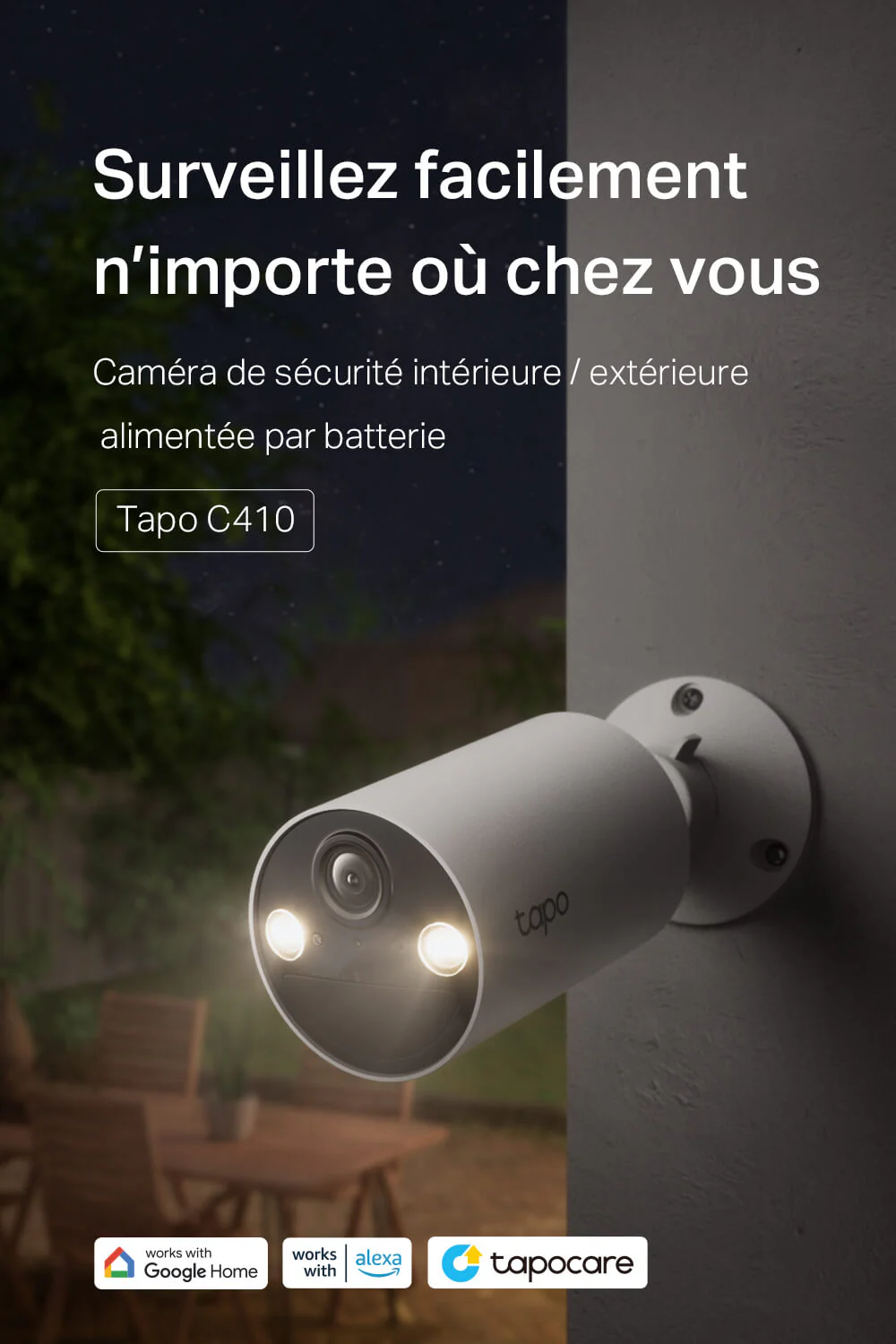 Caméra de Surveillance Intérieure et Extérieure 2K 3MP - Tapo C410 - Image 3