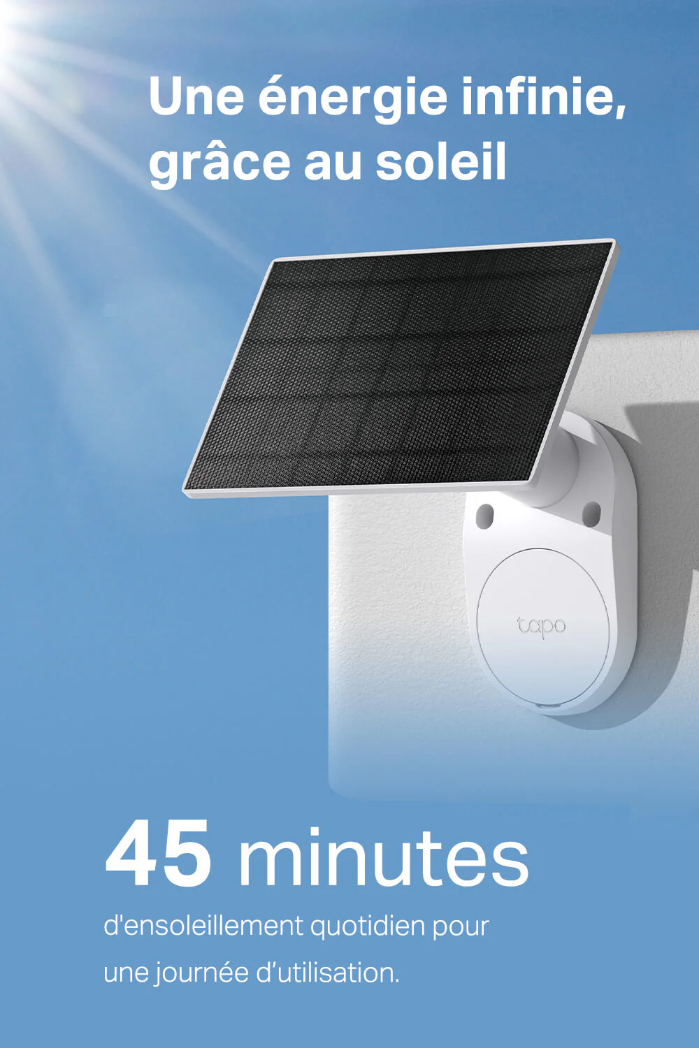 Caméra de Surveillance Solaire 2K QHD Imperméable IP65 - Tapo C410 KIT - Image 4