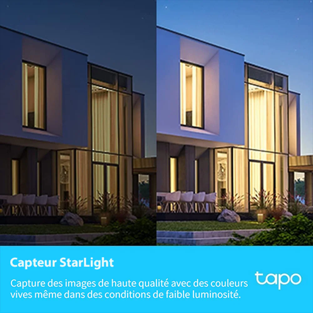 Caméra de Surveillance Extérieure sur Batterie QHD 2K - Tapo C420 avec Hub H200 - Image 7
