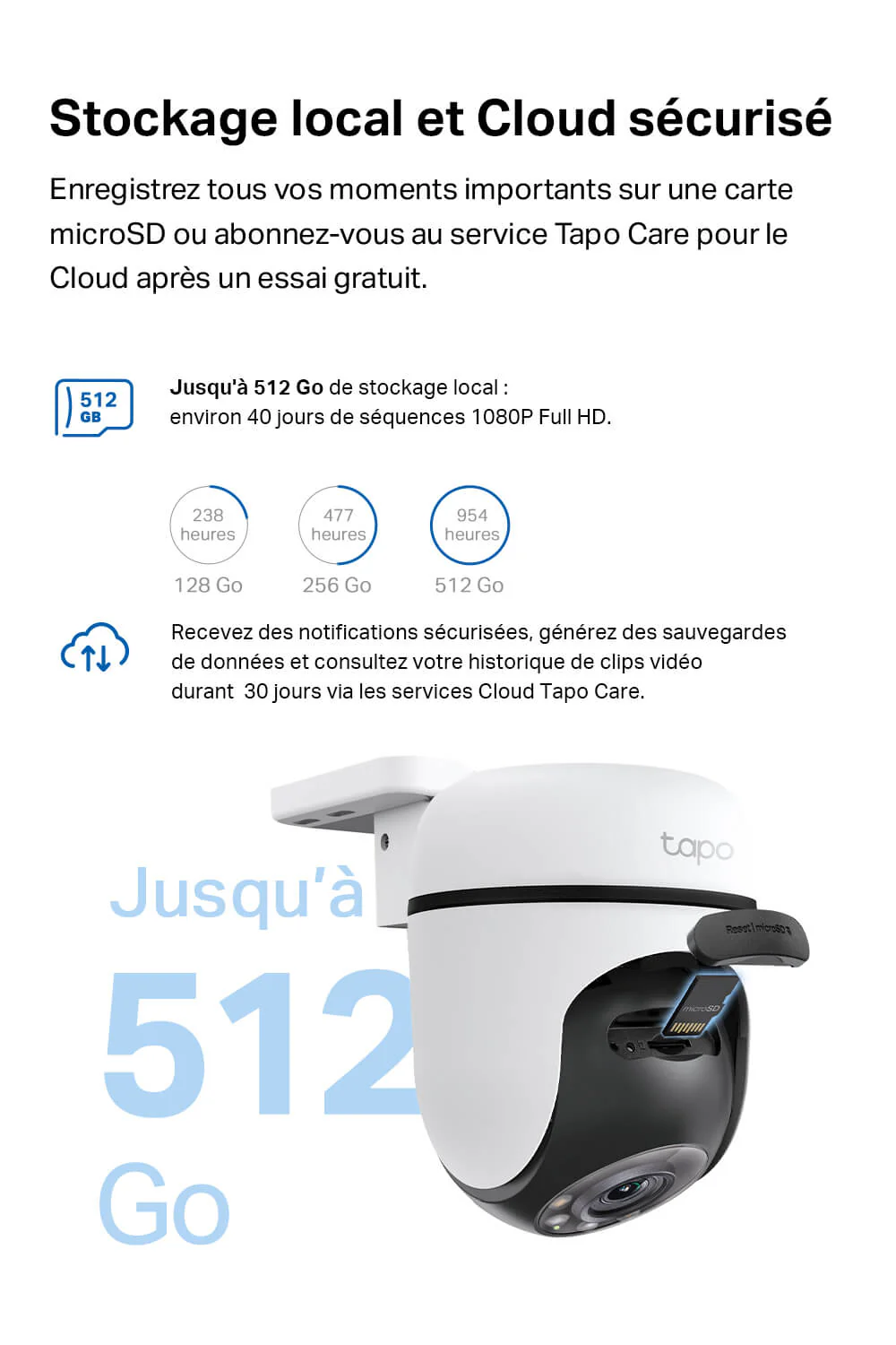 Caméra de Surveillance Extérieure 360° Full HD - Tapo C500 - Image 5