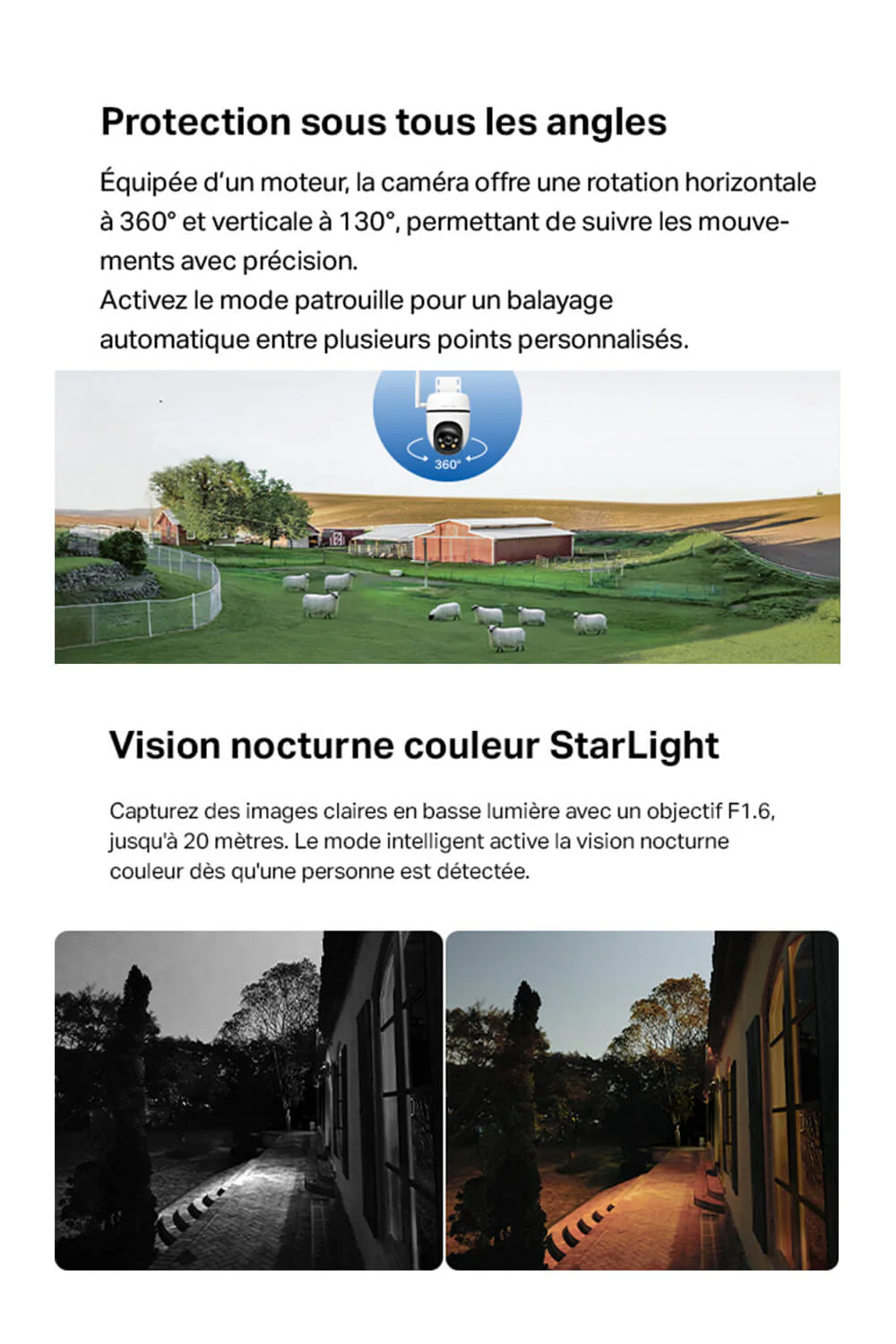 Caméra de Surveillance Extérieure 4G LTE Full HD 360° - Tapo C501gw - Image 3
