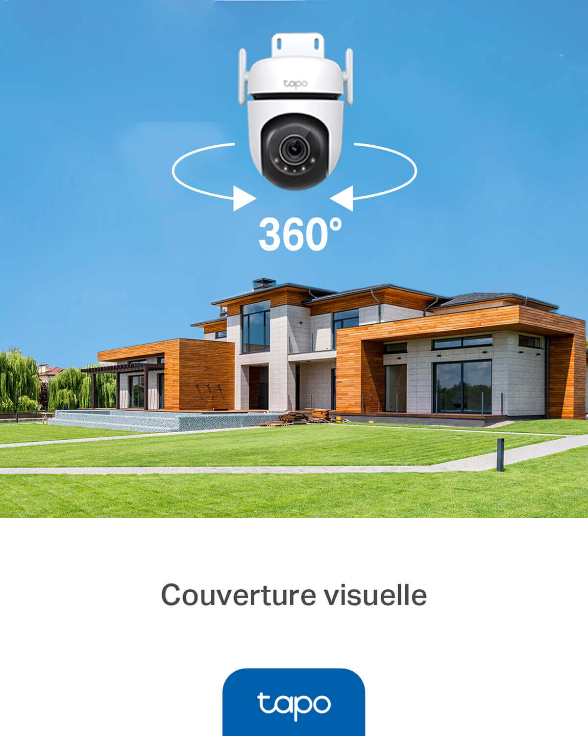 Caméra de Surveillance Extérieure 360° 2K QHD IP66 WiFI & Ethernet - Tapo C520WS - Image 9