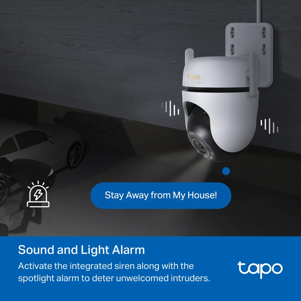 Caméra de Surveillance Extérieure 360° 3K 5MP - Tapo C530WS - Image 11