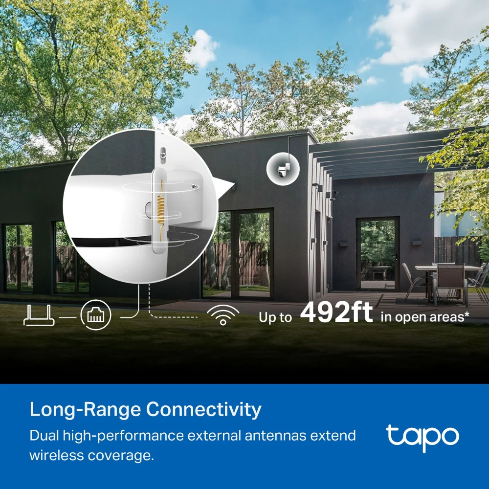 Caméra de Surveillance Extérieure 360° 3K 5MP - Tapo C530WS - Image 7