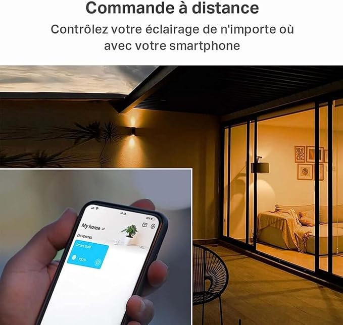 Ampoule Led Connectée E27 Blanc Chaud 806 Lumens - Tapo L510E - Image 4