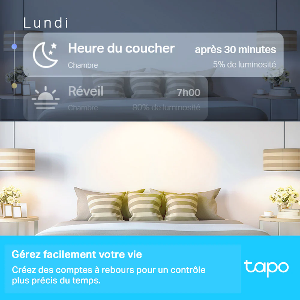 Ampoule LED Connectée GU10 Blanc Chaud 350 Lumens - Tapo L610 - Image 7