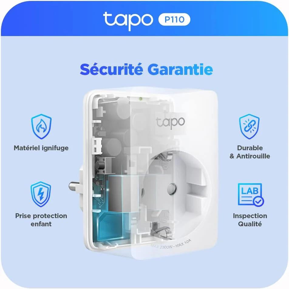 Prise Connectée 16A avec Suivi de Consommation - Tapo P110 - Image 10