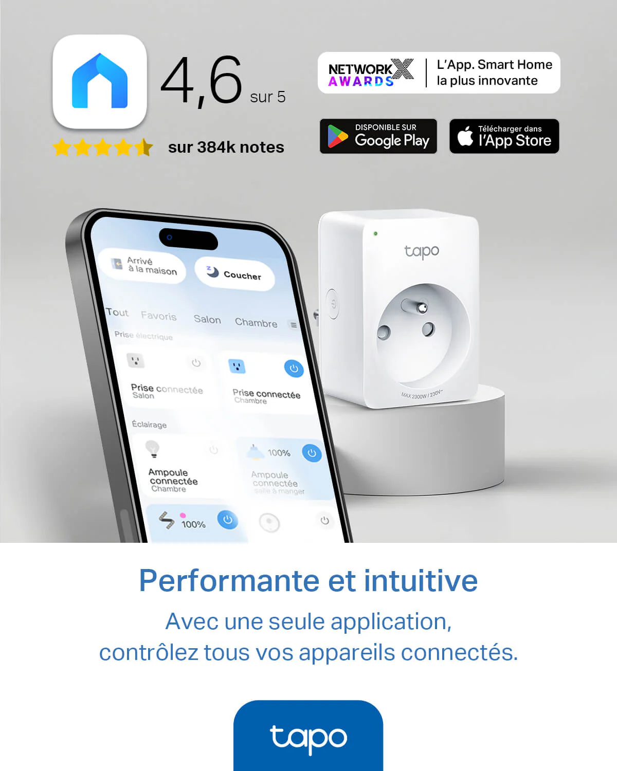 Prise Connectée 16A avec Suivi de Consommation - Tapo P110 - Image 11