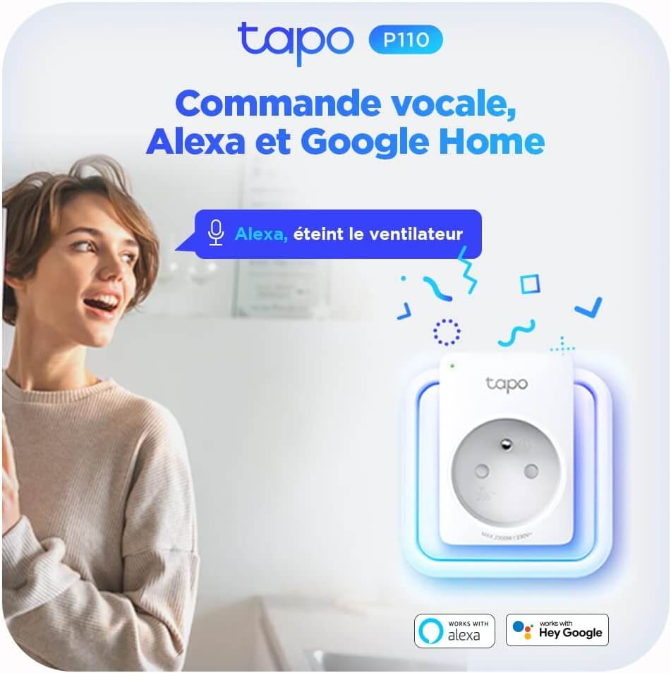 Prise Connectée 16A avec Suivi de Consommation - Tapo P110 - Image 4