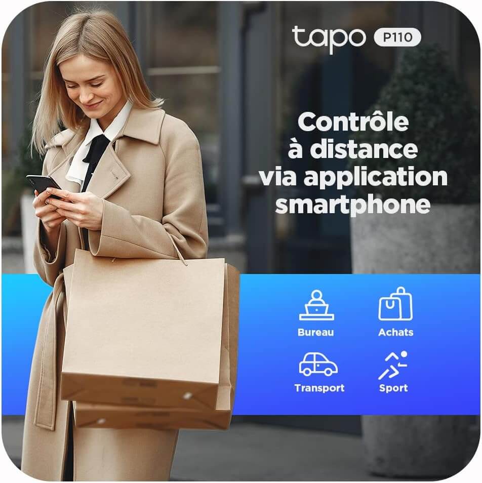 Prise Connectée 16A avec Suivi de Consommation - Tapo P110 - Image 6