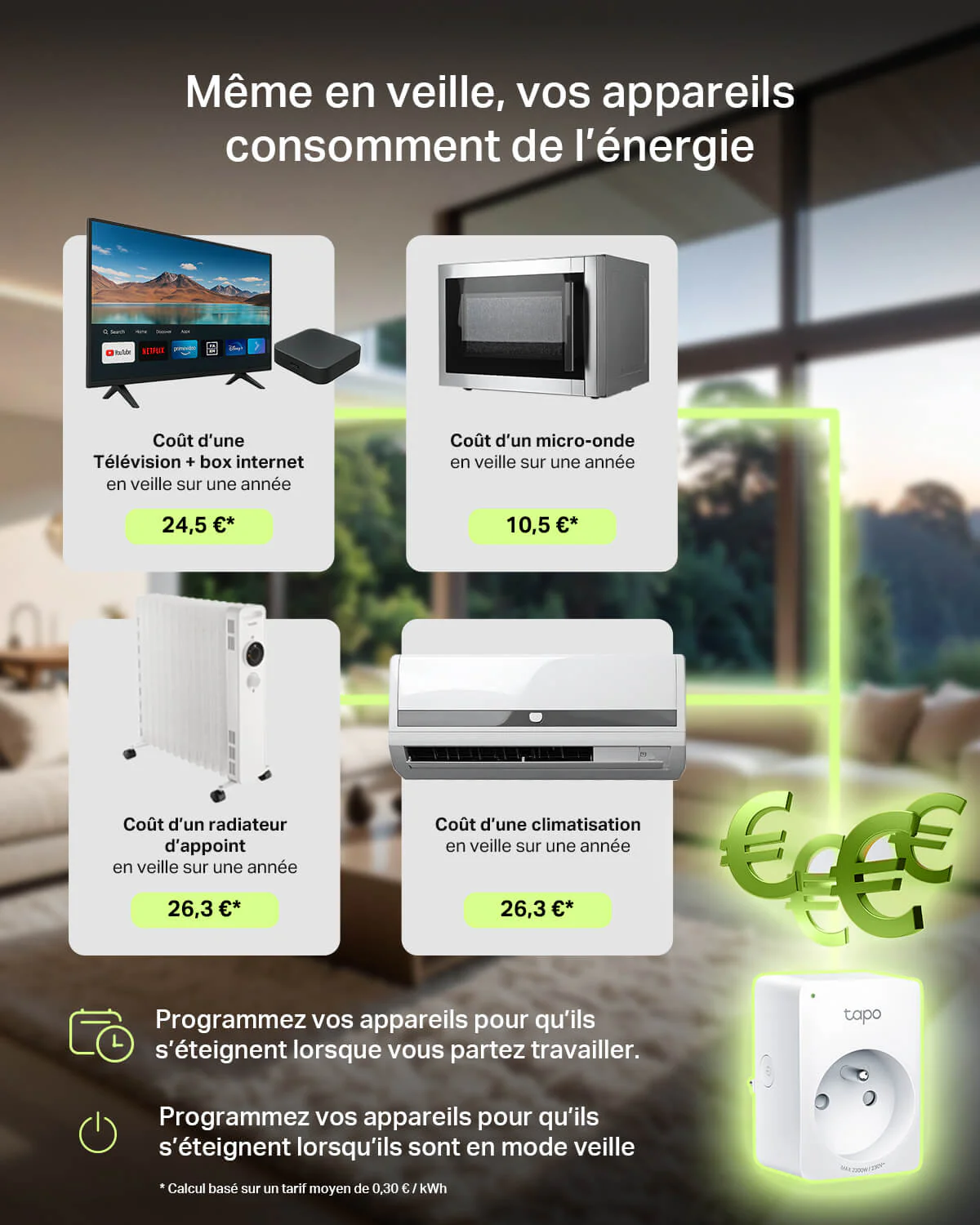 Prise Connectée 16A avec Suivi de Consommation - Tapo P110 - Image 9