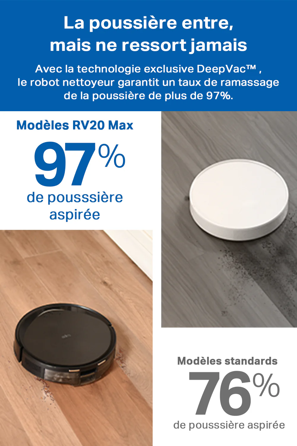 Aspirateur Robot Laveur 5300 Pa - Tapo RV20 Max - Image 7