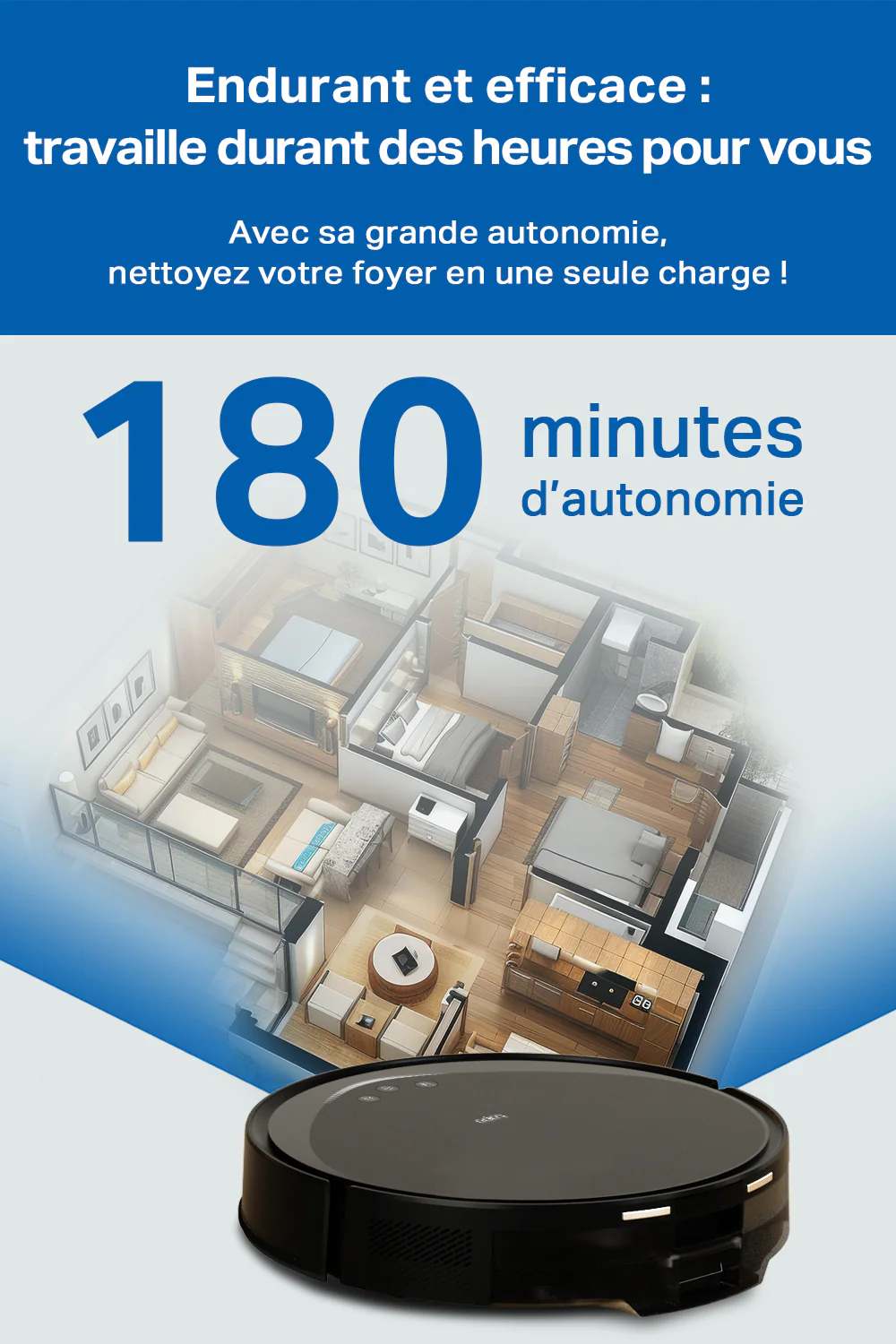 Aspirateur Robot Laveur 5300 Pa - Tapo RV20 Max - Image 8