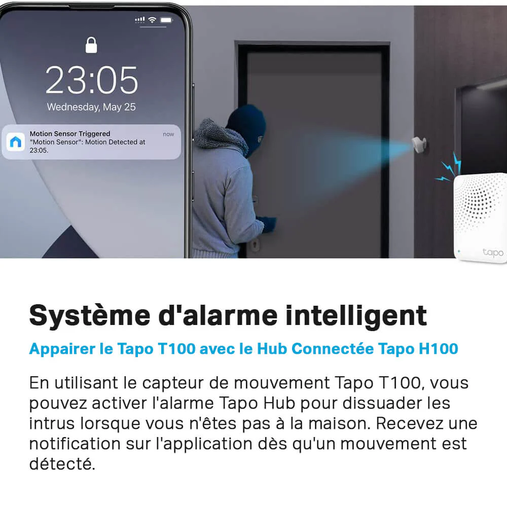 Détecteur de Mouvement connecté - Tapo T100 - Image 7