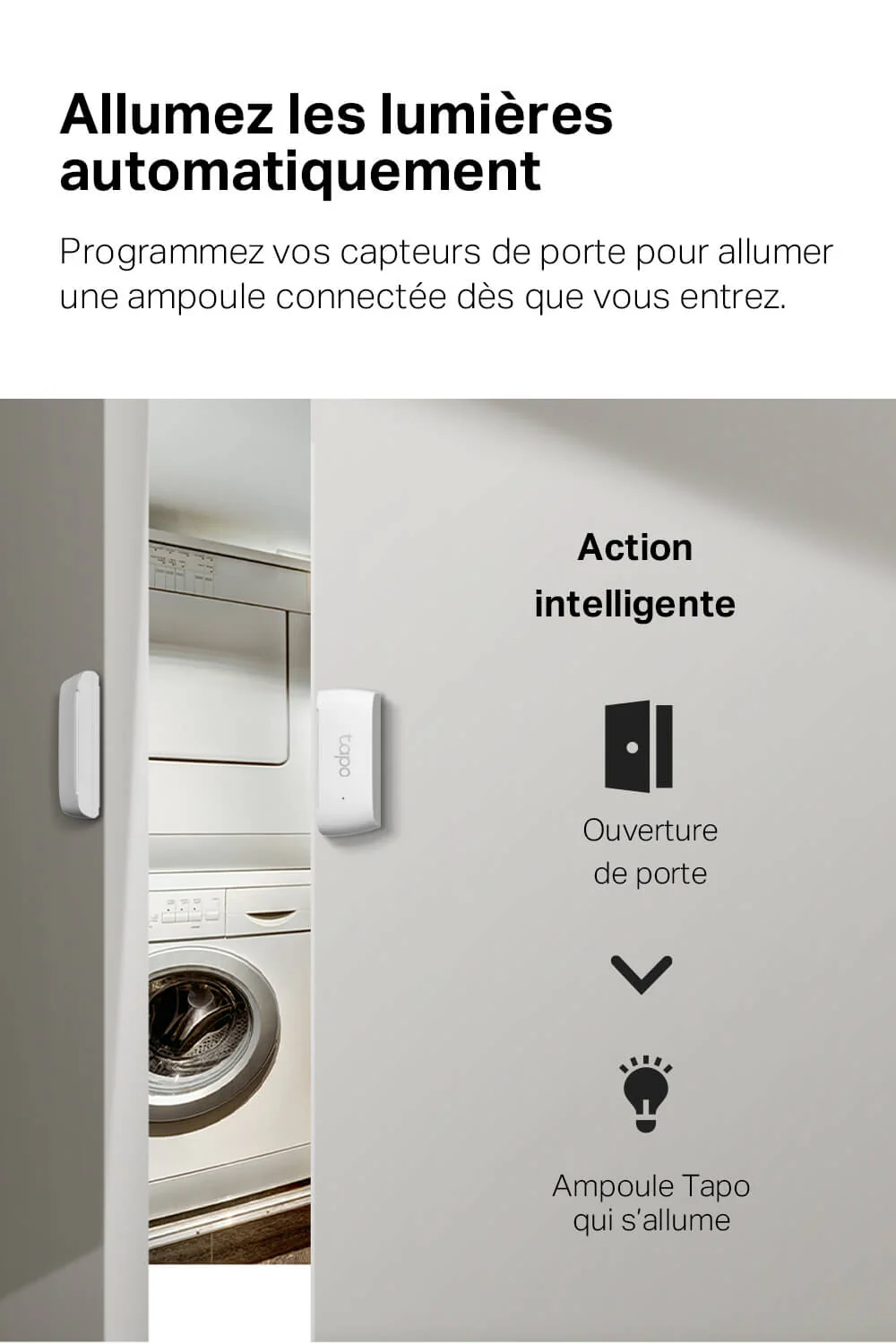 Détecteur d’Ouverture/Fermeture Connecté de Portes et Fenêtres - Tapo T110 - Image 4