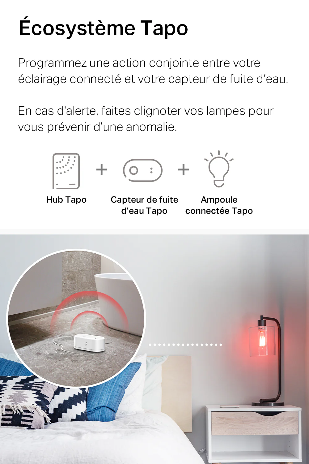 Capteur de Fuite d'Eau Connecté - Tapo T300 - Image 5