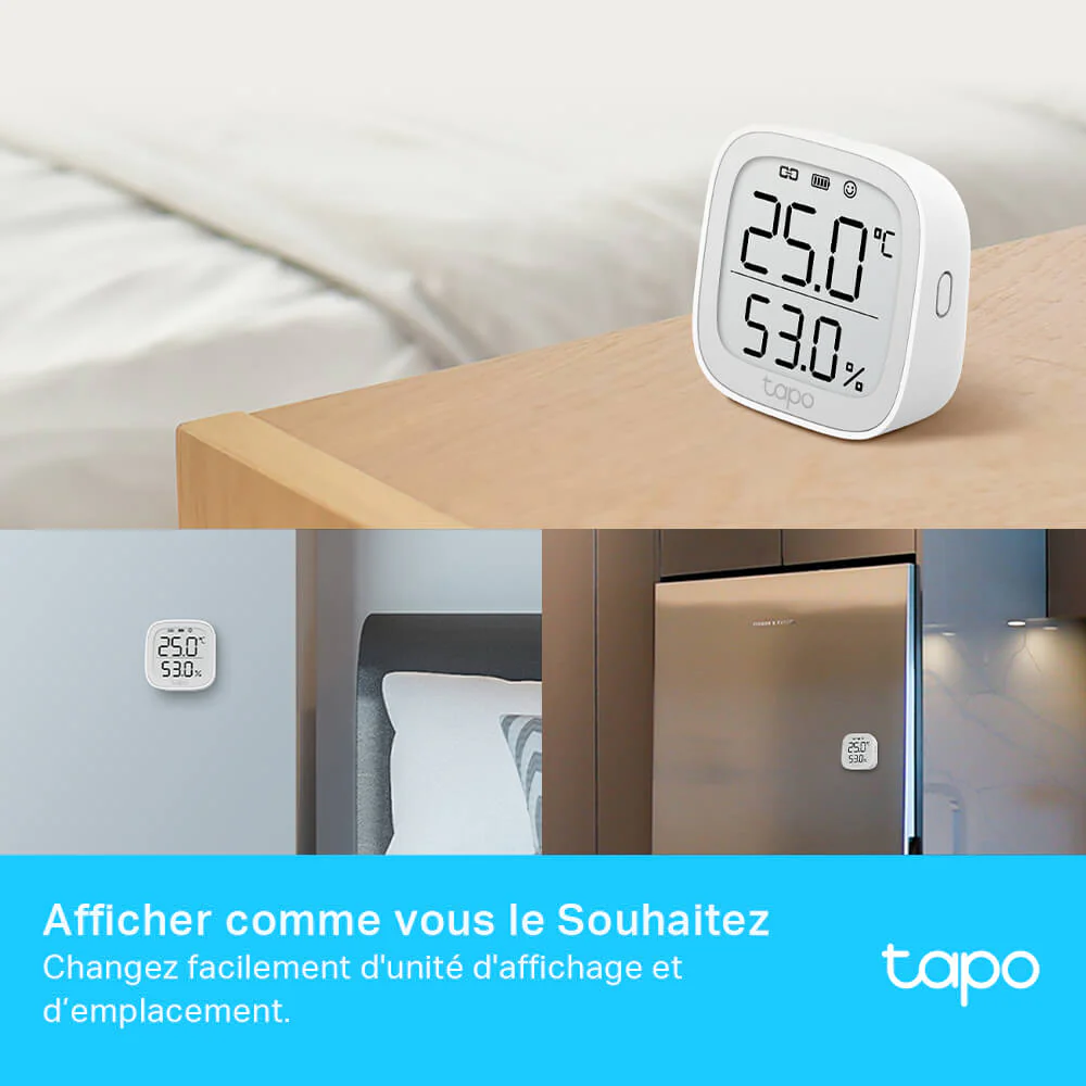 Capteur Moniteur Connecté de Température et d'Humidité - Tapo T315 - Image 10