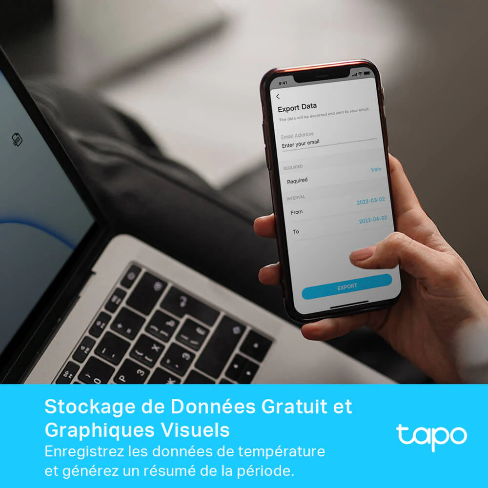 Capteur Moniteur Connecté de Température et d'Humidité - Tapo T315 - Image 4