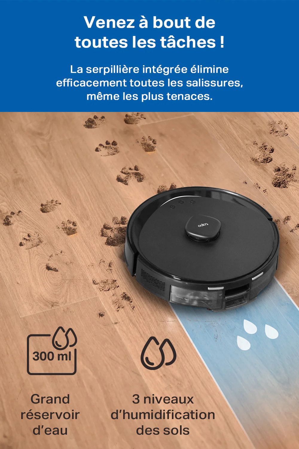 Aspirateur Robot Laveur 5300 Pa - Tapo RV30 Max - Image 4