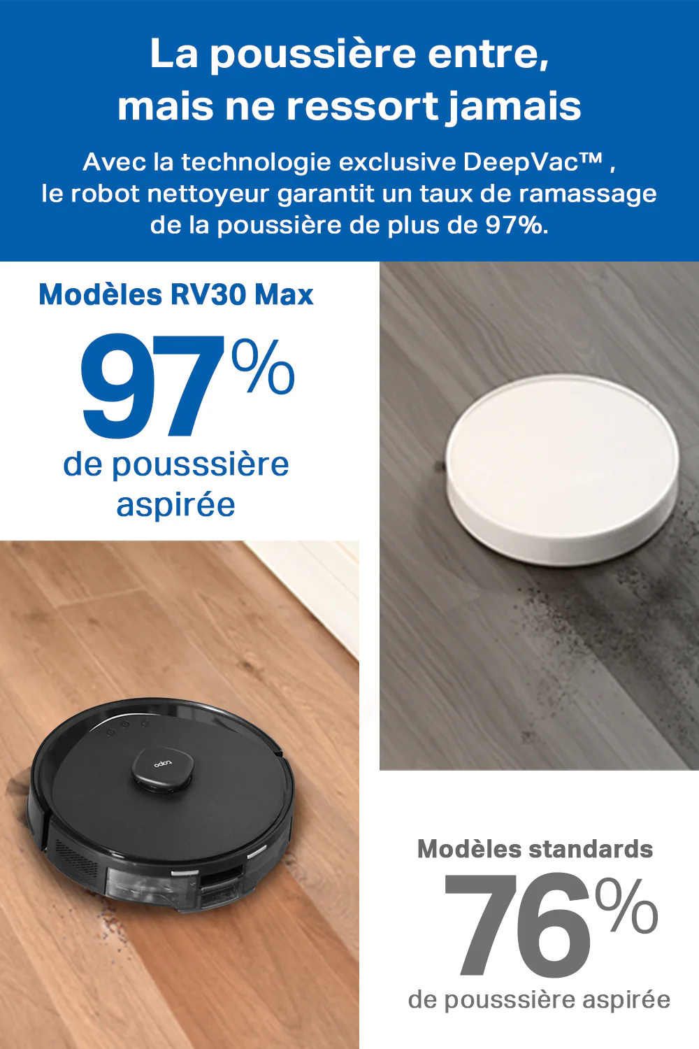 Aspirateur Robot Laveur 5300 Pa - Tapo RV30 Max - Image 6