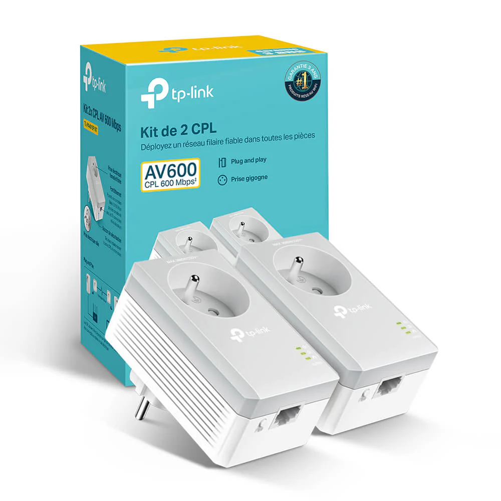Prise CPL AV600 avec Port Ethernet Fast Ethernet 10/100 Mbps - TP-Link TL-PA4015P - Image 8