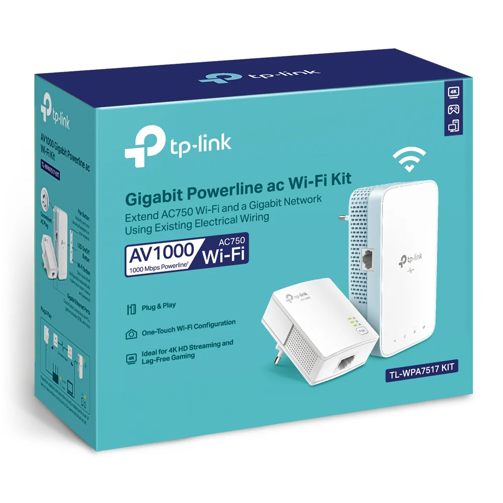 Kit CPL AV1000 avec Borne WiFi 802.11ac Double Bande - TP-Link TL-WPA7517 KIT - Image 6
